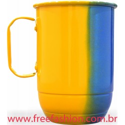 001 CANECA ALUMÍNIO 850 ML BI-COLOR