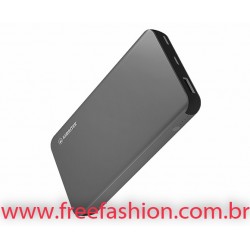 E88X- POWER BANK METÁLICO COM SAÍDA TYPE-C TURBO 10000MAH