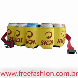 CARTPL6 Cartucheira Cinto Porta Lata Personalizado 6 Latas