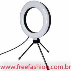 CXB160- ILUMINADOR RING LIGHT 6POL. COM TRIPÉ