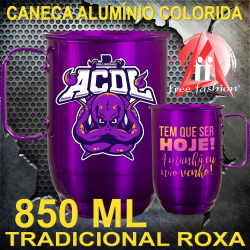 0002 CANECA ALUMÍNIO COLOR 850 ML UNIVERSITÁRIA