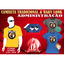 0006 CAMISETA UNISEX E BABY LOOK  PV UNIVERSITÁRIA