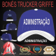 0008 BONÉ GRIFFE TRUCKER UNIVERSITÁRIO