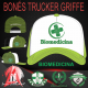 0008 BONÉ GRIFFE TRUCKER UNIVERSITÁRIO