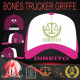 0008 BONÉ GRIFFE TRUCKER UNIVERSITÁRIO