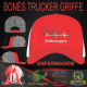 0008 BONÉ GRIFFE TRUCKER UNIVERSITÁRIO