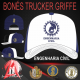 0008 BONÉ GRIFFE TRUCKER UNIVERSITÁRIO