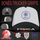 0008 BONÉ GRIFFE TRUCKER UNIVERSITÁRIO