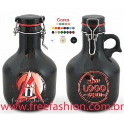 1667301GP GROWLER VOGUEL 1 LITRO CERÂMICA PRETO