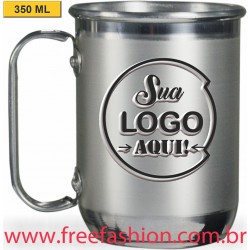 005 CANECA ALUMÍNIO 350 ML NATURAL