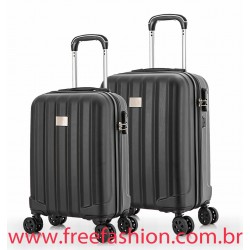 0002 MALA DE VIAGEM USB LONDES 20" ABS EXTREMA DURABILIDADE