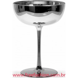 FF015 TAÇA FUN COUPE 250 ML METALIZADA PRATA