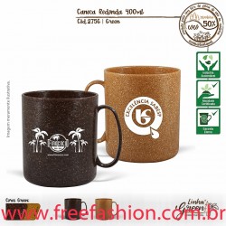 275G Caneca Redonda 400ml Green