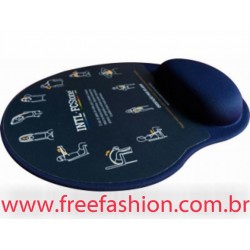 FREE 320 MOUSE PAD 26 X 22 CM COM APOIO ERGONÔMICO SILICONE GEL PERSONALIZADO E LAMINADO COM PVC