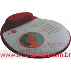 FREE 002 MOUSE PAD 22 X 26 CM COM APOIO ERGONÔMICO PERSONALIZADO E LAMINADO COM PVC