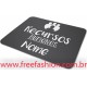 FREE 025 MOUSE PAD 19 X 23 CM PERSONALIZADO E LAMINADO COM PVC