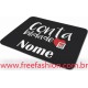 FREE 025 MOUSE PAD 19 X 23 CM PERSONALIZADO E LAMINADO COM PVC