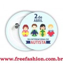 BOTTON & PIN CAMPANHA LAÇO AUTISMO