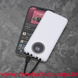 04052 Power Bank 10.000mAh com Lanterna e Multissaídas