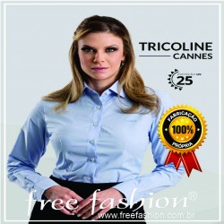 280 TRICOLINE CANNES CAMISA SOCIAL MASCULINA & FEMININA