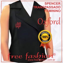 0007-O SPENCER/COLETE FEMININO OXFORD TRANSPASSADO COM ZIPER