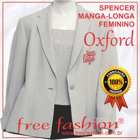 0009-O SPENCER/COLETE FEMININO OXFORD MANGA LONGA