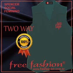 0012-TW SPENCER/COLETE FEMININO TWO WAY SEM MANGA GOLA BLASER