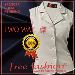 0015-TW SPENCER/COLETE FEMINIO TWO WAY GOLA SPORT SEM MANGA