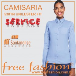 538TN UNILESTER FIT CAMISA SOCIAL FEMININA & MASCULINA