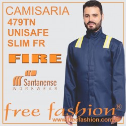 479TN UNISAFE SLIM FR CAMISA PROFISSIONAL FIRE ANTI CHAMAS