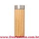 GA6800 Garrafa em bambu e aço inox com parede dupla de 400 ml