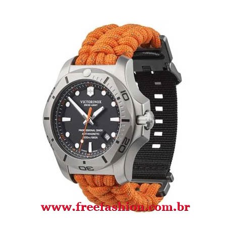 241845 Relógio Masculino I.N.O.X. Professional Diver Laranja