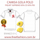 01-C CAMISA GOLA POLO PIQUET SUPREMO