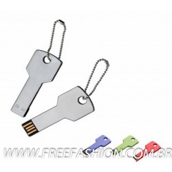 FF 249 PEN DRIVE METAL CHAVEIRO FORMATO CHAVE