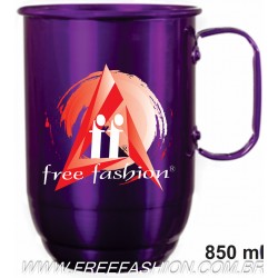 001 CANECA ALUMÍNIO 850 ML ROXO