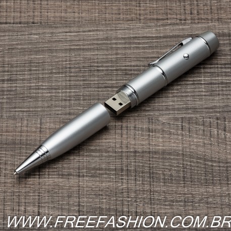 007-4GB Caneta Pen Drive 4GB e Laser