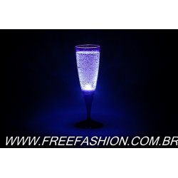 0014 TAÇA CHAMPANHE LED AZUL 160 ML