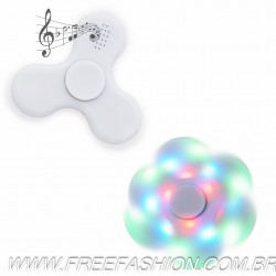 2056 Spinner Anti-Stress Plástico com Led e Bluetooth