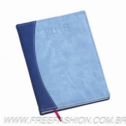 172 Agenda Diária Capa Estampada Azul