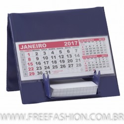 CALENDÁRIO DE MESA PVC COM SUPORTE PARA RASCUNHO