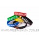 FF- 04MS    Pulseira de Silicone, Pulseiras Pulseira com gravação em baixo relevo com cor