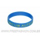 FF- 04MS    Pulseira de Silicone, Pulseiras Pulseira com gravação em baixo relevo com cor