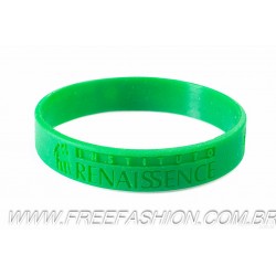 FF-03    Pulseira de Silicone, Pulseiras Pulseira com gravação em baixo relevo