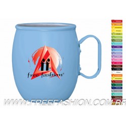 91000 CANECA AZUL AP. BUJUDA ALUMÍNIO COLORIDA 1,1 LITRO