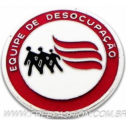 016 - BOTTON EQUIPE DE DESOCUPAÇÃO 25 MM