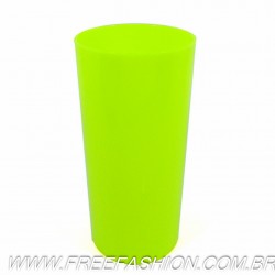 0320 Long Drink Economico 320 Amarelo Fluor Solido