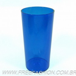 0320G  Long Drink Economico 320 ML Azul Glitter