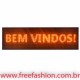 10020 Painel De LED, Letreiro Digital 100cm x 20cm Alto Brilho USO EXTERNO