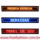 10040 Painel De LED, Letreiro Digital 100cm x 40cm Alto Brilho USB USO INTERNO
