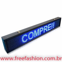 10040 Painel De LED, Letreiro Digital 100cm x 40cm Alto Brilho USB USO INTERNO